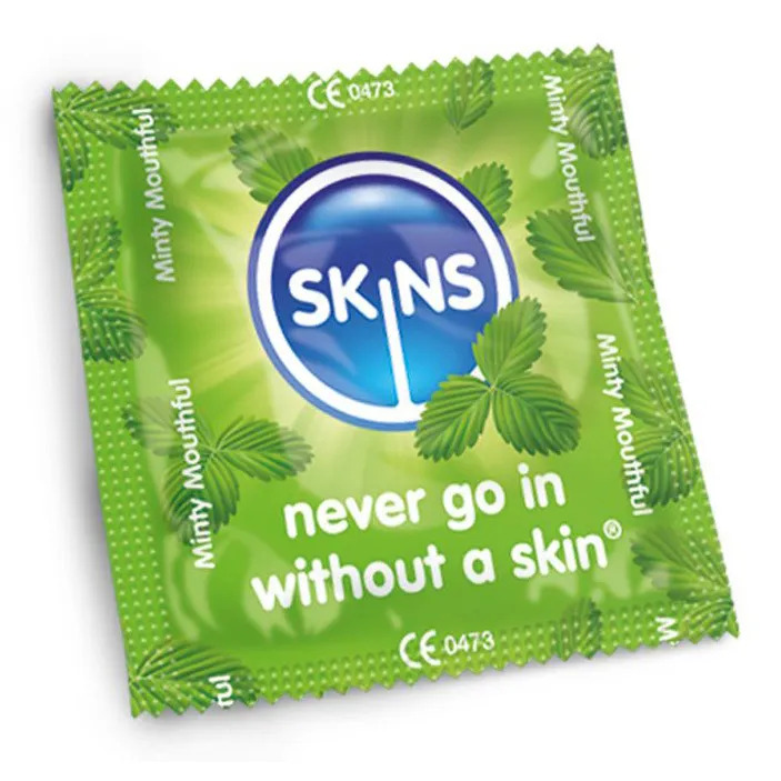 Minty condom