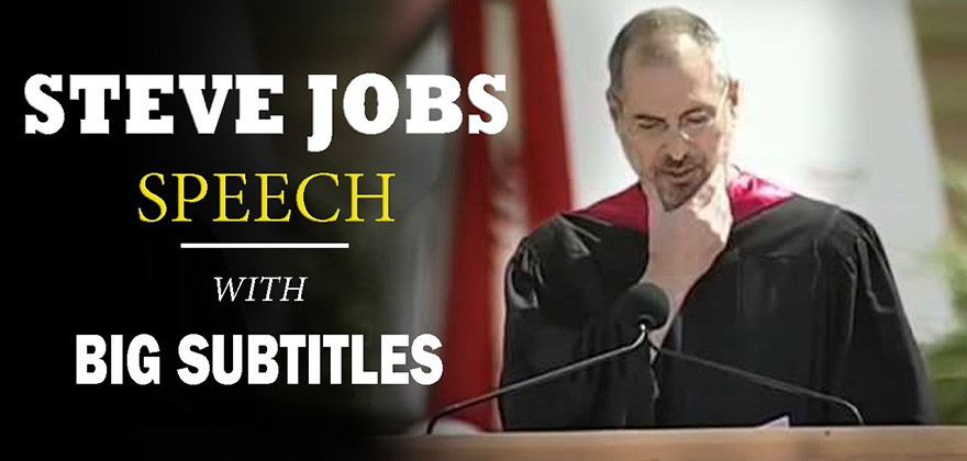 Steve Jobs斯坦福大学毕业典礼分享的三个故事